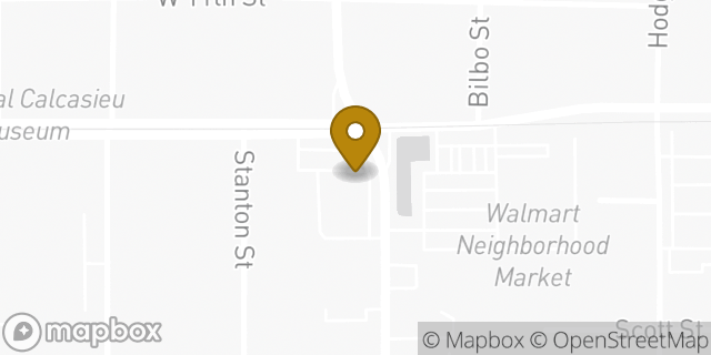 Map showing the location of Cvs Pharmacy in Lake Charles, LA 70601