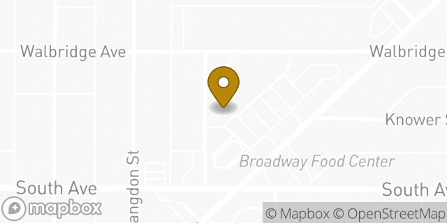 Map showing the location of Subway in Toledo, OH 43609