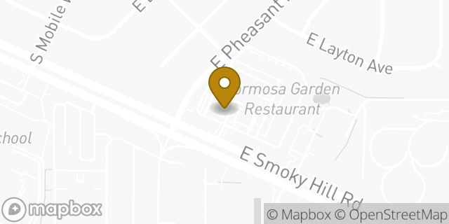 Map showing the location of Amazon Locker - Elkins in Aurora, CO 80015