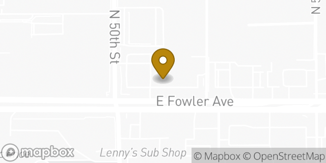 Map showing the location of The UPS Store in Tampa, FL 33617