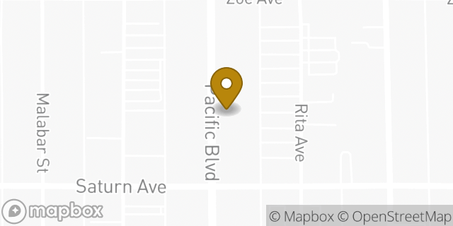 Map showing the location of Foot Locker in Huntington Park, CA 90255