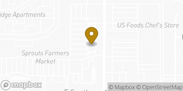 Map showing the location of McDonald's in Tempe, AZ 85282