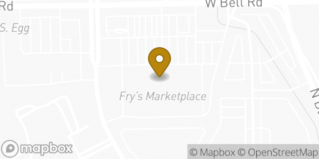 Map showing the location of Starbucks in Phoenix, AZ 85053