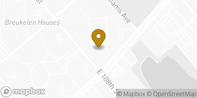 Map showing the location of Amazon Locker - Bore in Brooklyn, NY 11236
