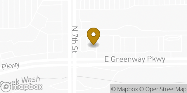 Map showing the location of Amazon Locker - Roaster in Phoenix, AZ 85022