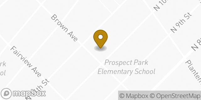 Map showing the location of Amazon Locker - Rocio in Prospect Park, NJ 07508
