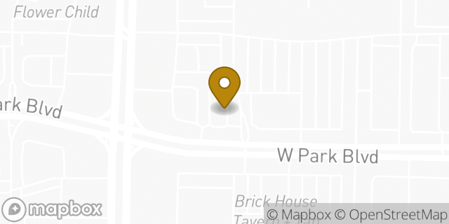 Map showing the location of McDonald's in Plano, TX 75093