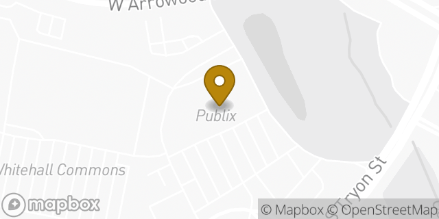 Map showing the location of Publix in Charlotte, NC 28273