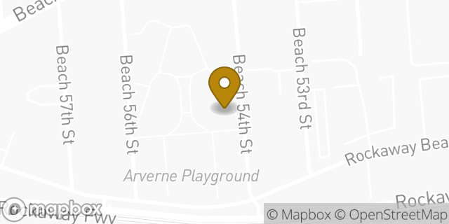 Map showing the location of Amazon Locker - Maeby in Arverne, NY 11692