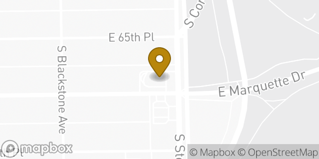 Map showing the location of McDonald's in Chicago, IL 60637