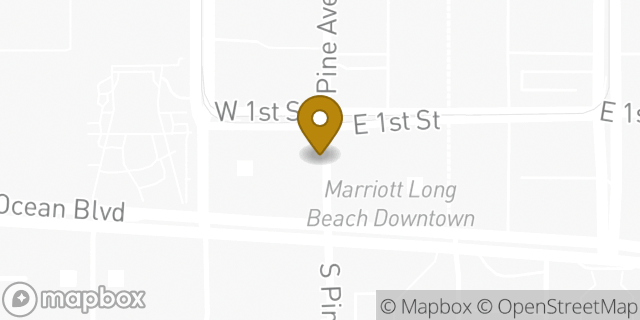 Map showing the location of The UPS Store in Long Beach, CA 90802