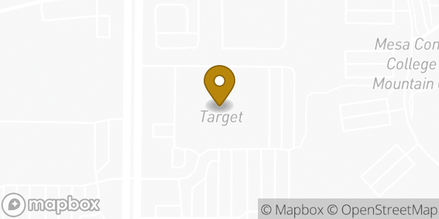 Map showing the location of Starbucks in Mesa, AZ 85215