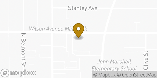 Map showing the location of The Church of Jesus Christ of Latter-day Saints in Glendale, CA 91206
