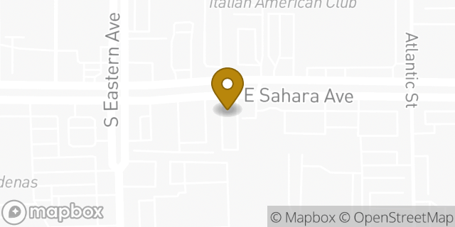 Map showing the location of Enterprise Rent-A-Car in Las Vegas, NV 89104