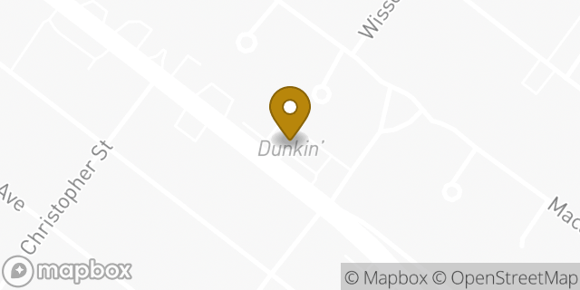 Map showing the location of Dunkin' in Lodi, NJ 07644