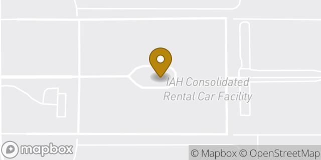 Map showing the location of Hertz in Houston, TX 77032