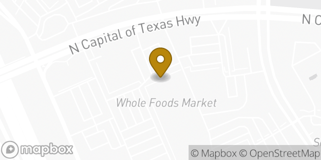 Map showing the location of Whole Foods Market in Austin, TX 78759