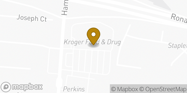 Map showing the location of Kroger in Cincinnati, OH 45231