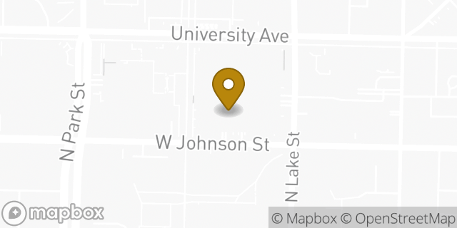 Map showing the location of ATM Walgreens in Madison, WI 53715