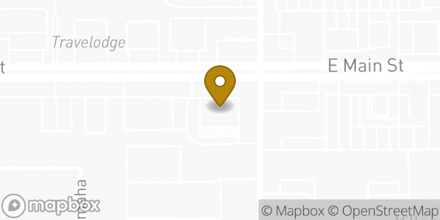 Map showing the location of Chase Bank in Mesa, AZ 85205