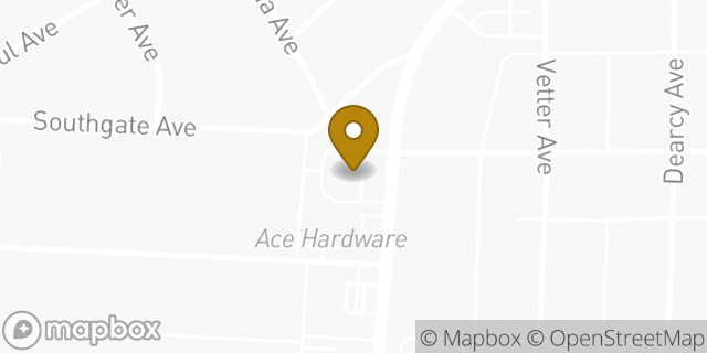 Map showing the location of McDonald's in Louisville, KY 40215
