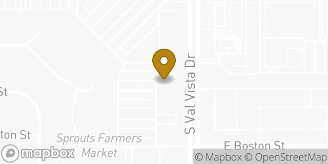 Map showing the location of Subway in Gilbert, AZ 85295