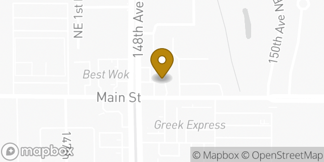 Map showing the location of Amazon Locker - Boulevard in Bellevue, WA 98007