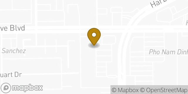Map showing the location of Amazon Locker - Severin in Garden Grove, CA 92843