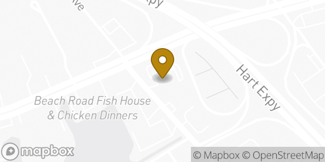 Map showing the location of Amazon Locker - Garnet in Jacksonville, FL 32207