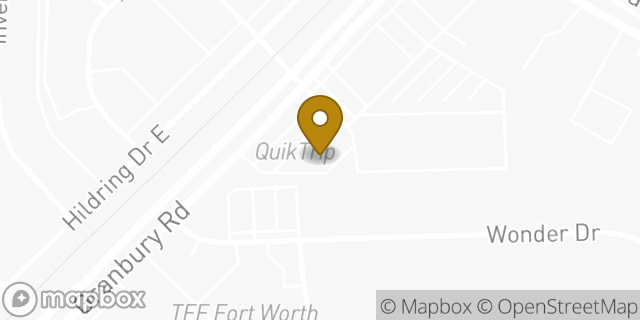 Map showing the location of Amazon Locker - Shabnam in Ft Worth, TX 76133