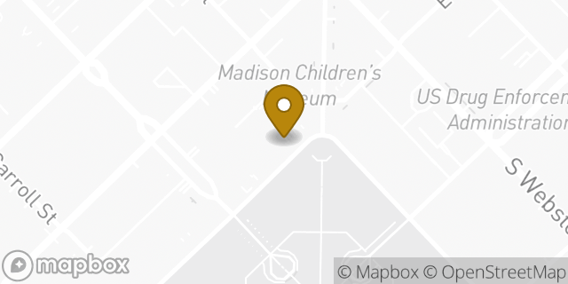 Map showing the location of Amazon Locker - Finchley in Madison, WI 53703