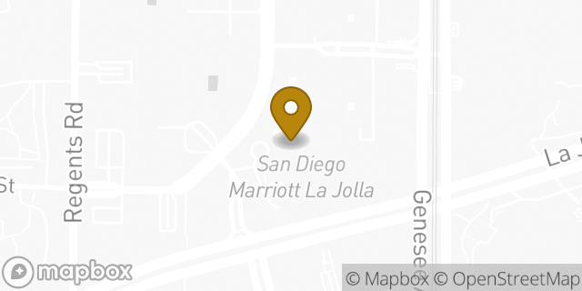Map showing the location of Hertz in La Jolla, CA 92037