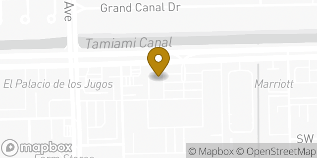 Map showing the location of Subway in Miami, FL 33144