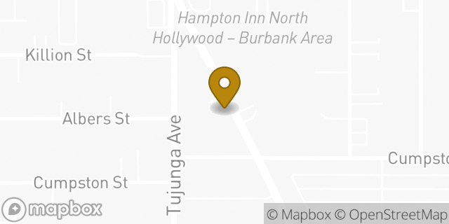 Map showing the location of Ford Parts in North Hollywood, CA 91601