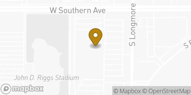 Map showing the location of Target in Mesa, AZ 85202