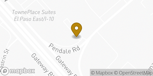 Map showing the location of Planet Fitness in El Paso, TX 79936