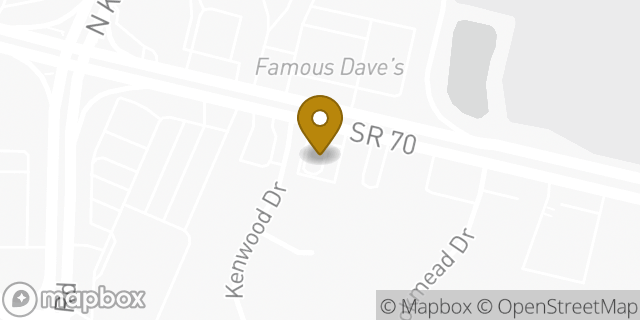Map showing the location of Dunkin' in Cherry Hill, NJ 08034