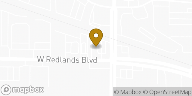 Map showing the location of McDonald's in Redlands, CA 92373