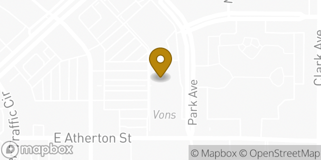 Map showing the location of Planet Fitness in Long Beach, CA 90815