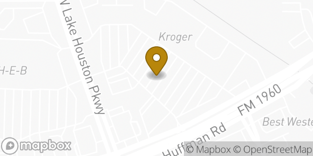 Map showing the location of HomeGoods in Humble, TX 77346