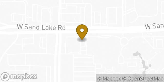 Map showing the location of The UPS Store in Orlando, FL 32819