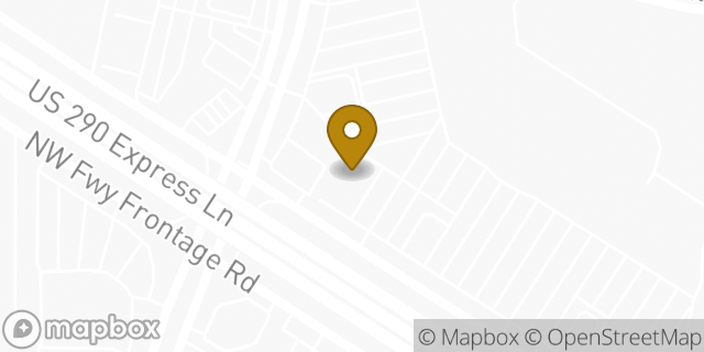 Map showing the location of The UPS Store in Houston, TX 77040