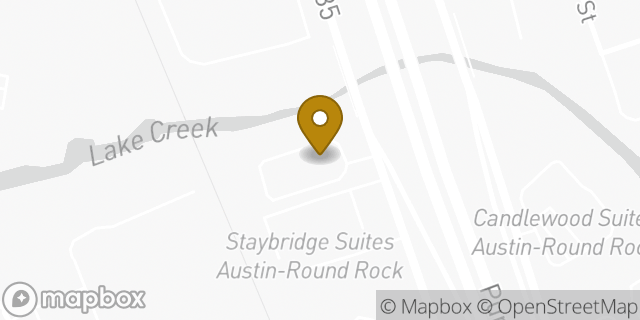 Map showing the location of Bee Safe Storage in Round Rock, TX 78681
