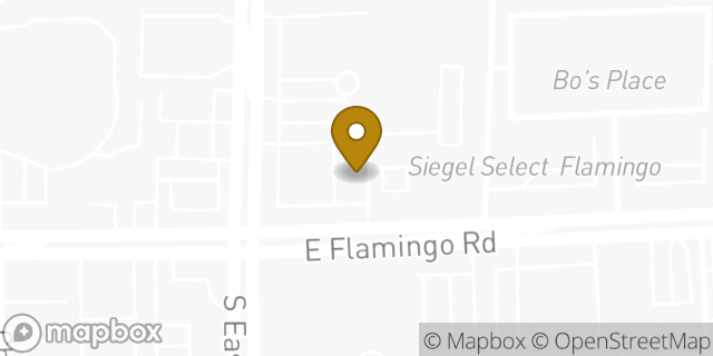 Map showing the location of Starbucks in Las Vegas, NV 89121
