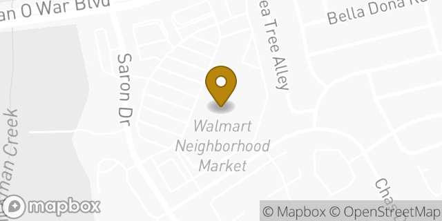 Map showing the location of Walmart Neighborhood Market in Lexington, KY 40515