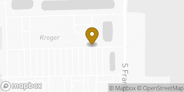 Map showing the location of Papa Johns Pizza in Indianapolis, IN 46259