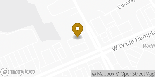 Map showing the location of Amazon Locker - Dagmar in Greer, SC 29650