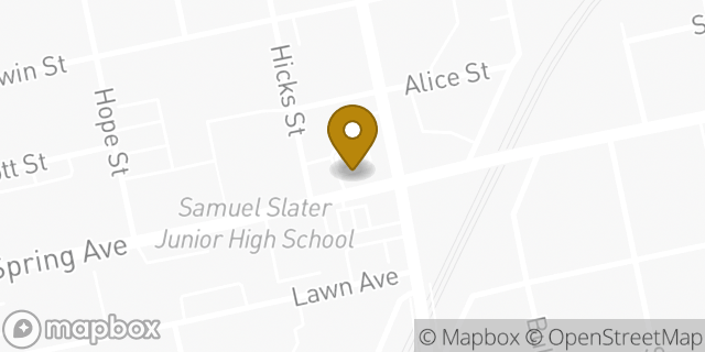 Map showing the location of McDonald's in Pawtucket, RI 02860