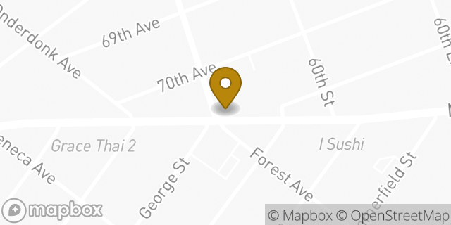 Map showing the location of Bank of America ATM in Ridgewood, NY 11385
