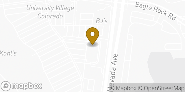 Map showing the location of Chipotle Mexican Grill in Colorado Springs, CO 80918